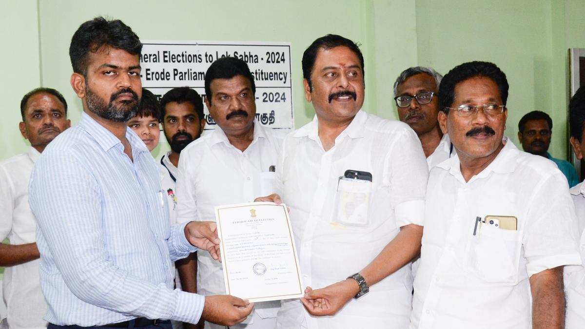 Lok Sabha results | DMK secured 51.43% votes in Erode Parliamentary constituency
