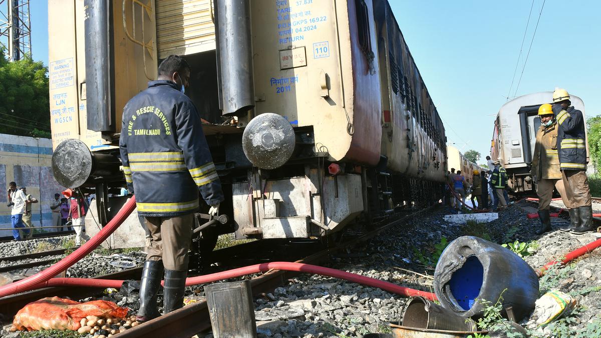 Negligence by railway officials blamed for fatal fire accident in Madurai