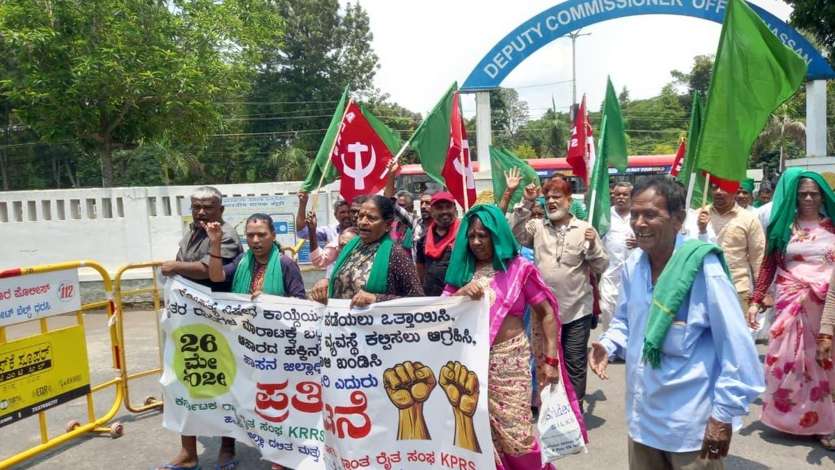 Absence of buyers at weekly cattle market leave farmers upset in Hassan