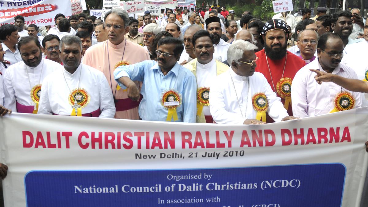 Dalit Christians, Muslims hold demonstration for SC status at Jantar Mantar