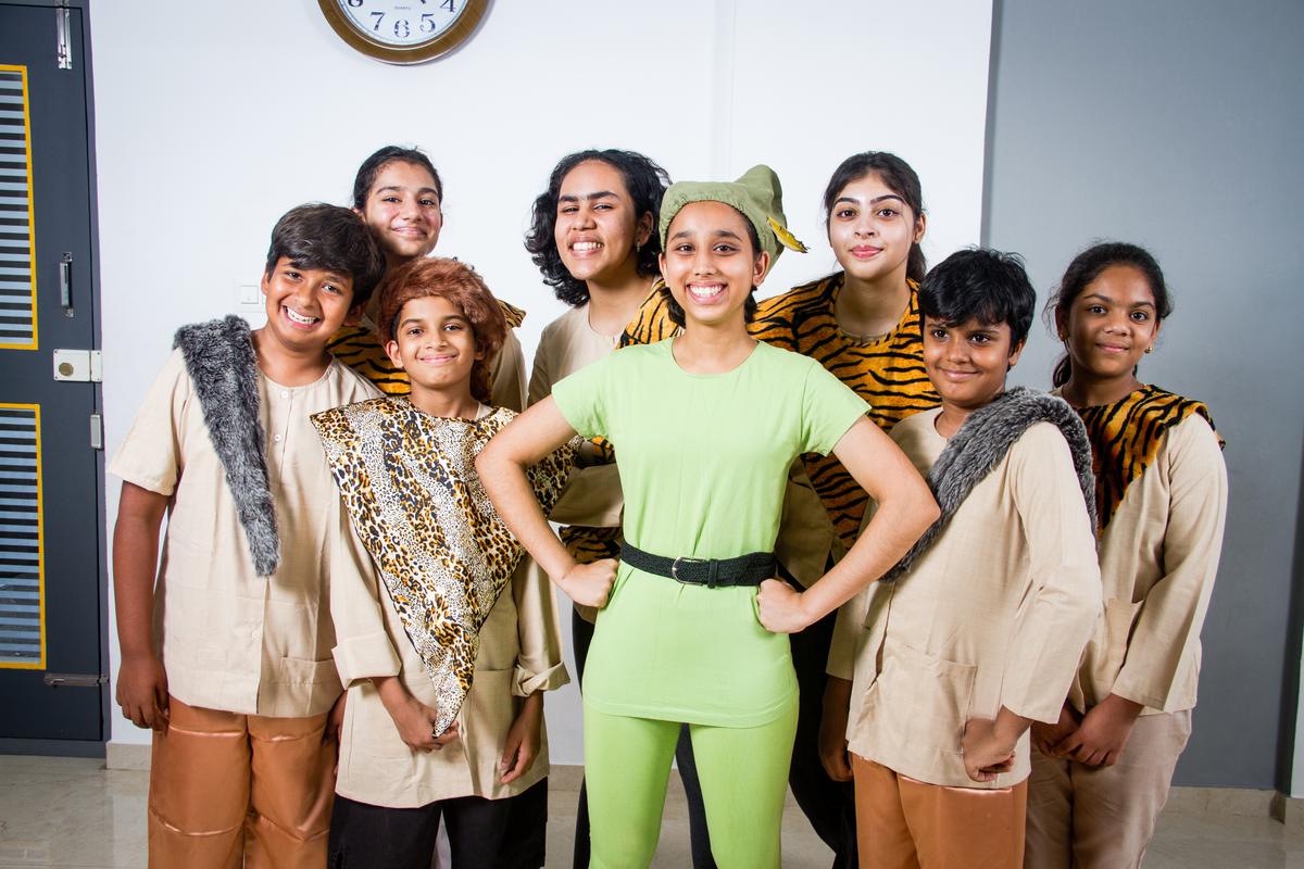 The Bangalore School of Speech and Drama’s cast for Peter Pan  