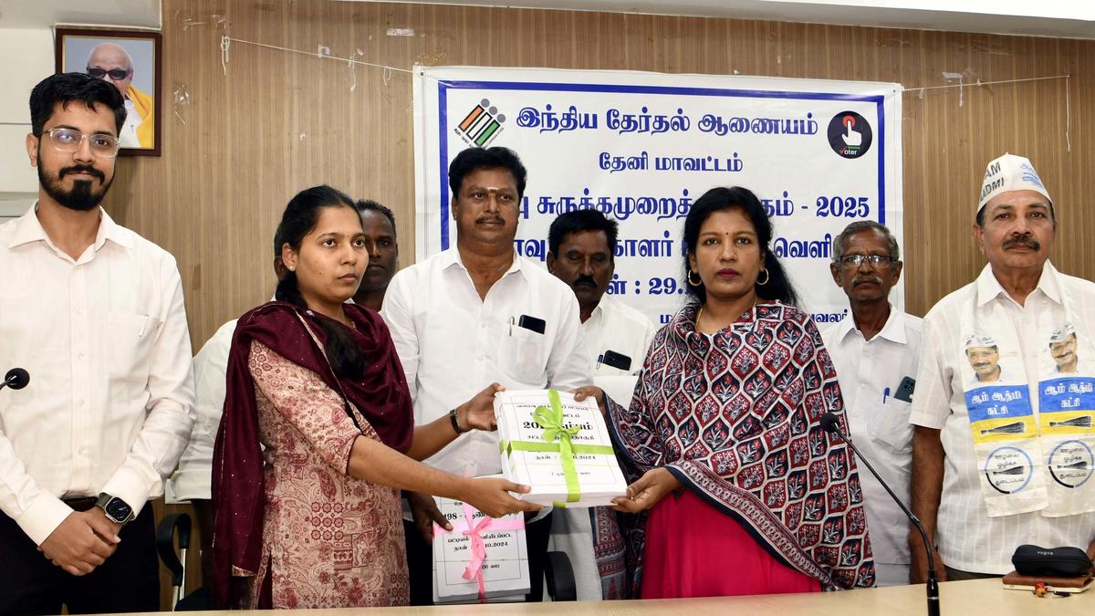 Theni district has 11,24,313 voters in four Assembly constituencies