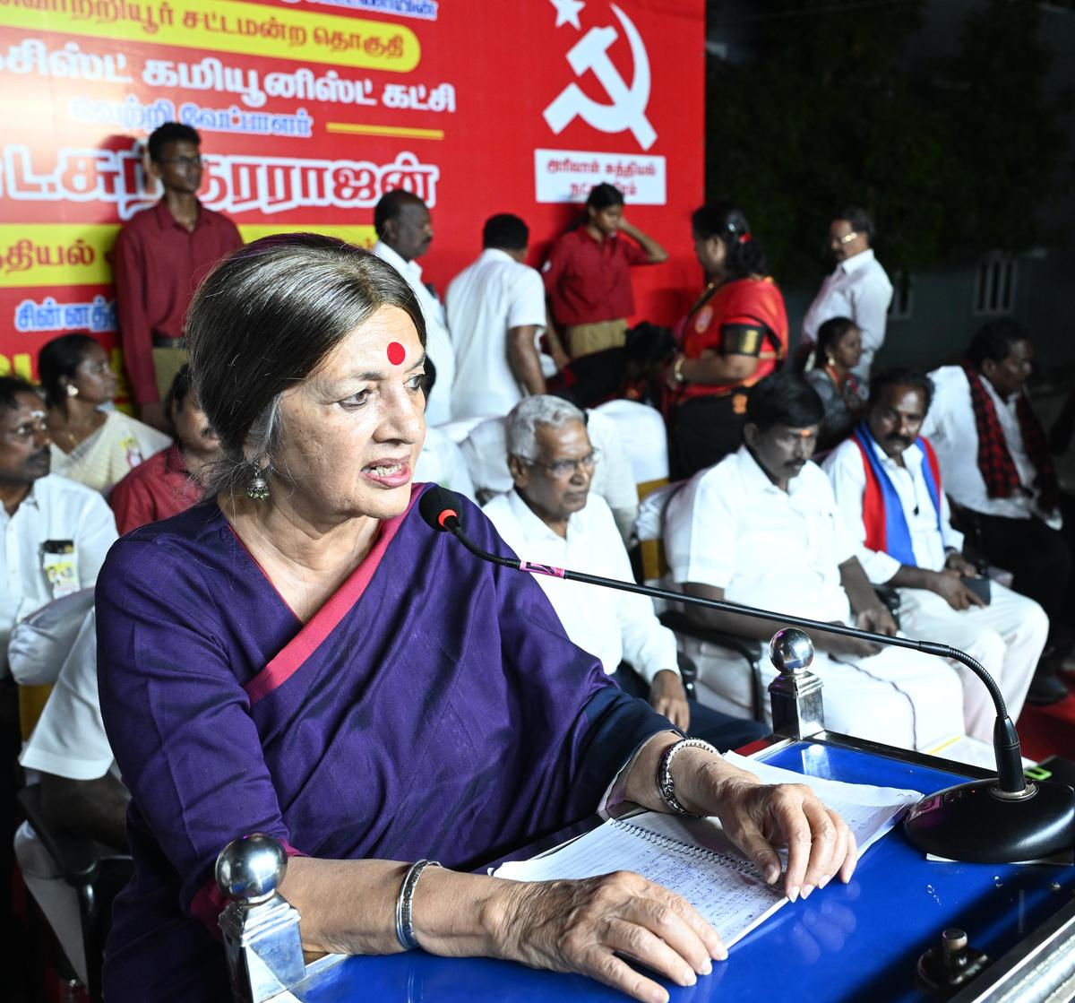 Edappadi Palaniswami paving the way for BJP and RSS to enter Tamil Nadu, says Brinda Karat