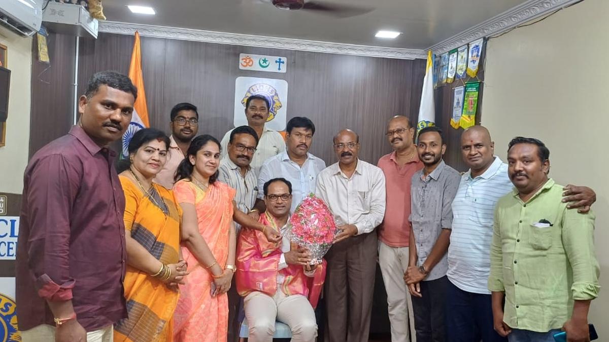Suresh elected president of Srikakulam Lions Club