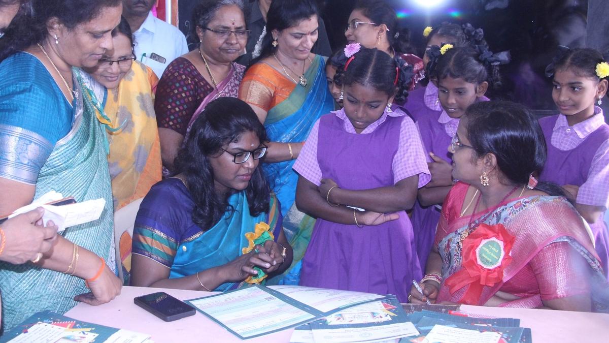 Eluru Collector dons the role of mother for Bala Sadan students