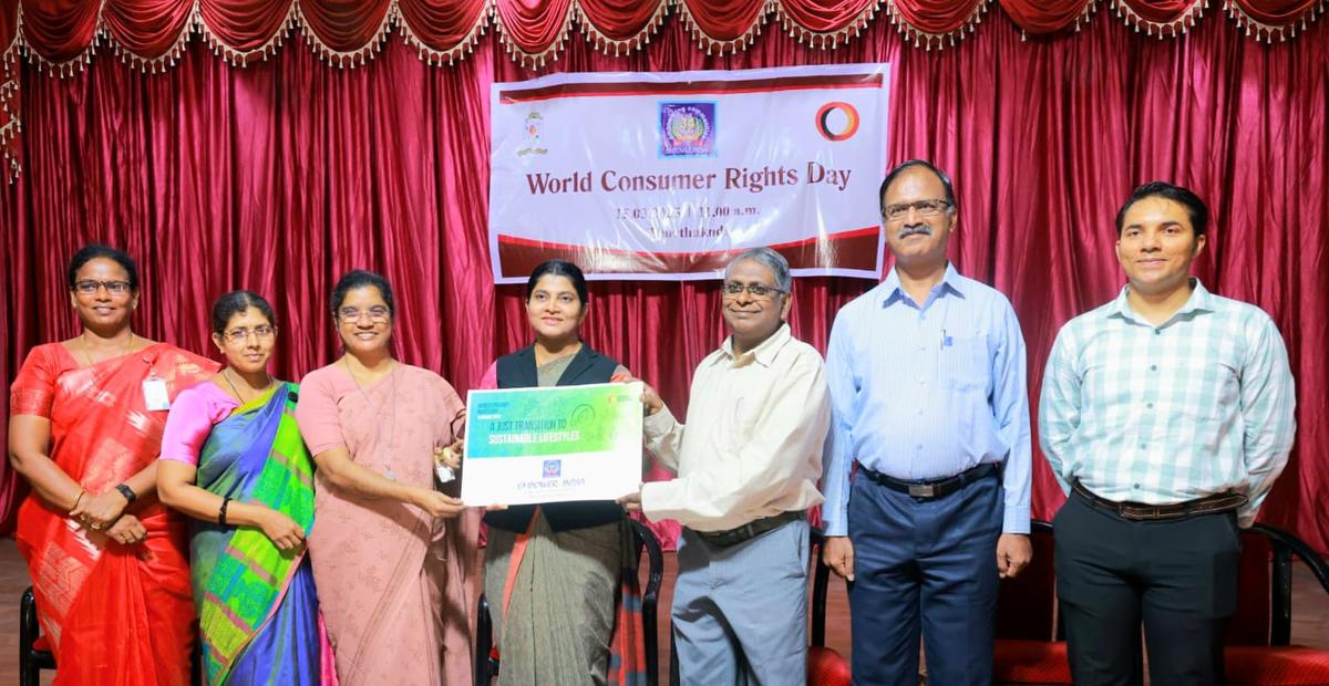 World Consumer Rights Day being observed at St.Mary’s College, Thoothukudi.