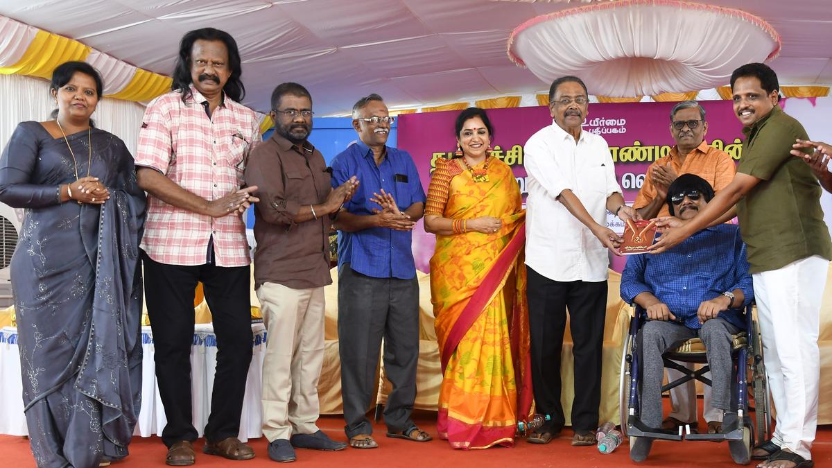 Thamizhachi Thangapandian launches her works at Madurai Book Fair The