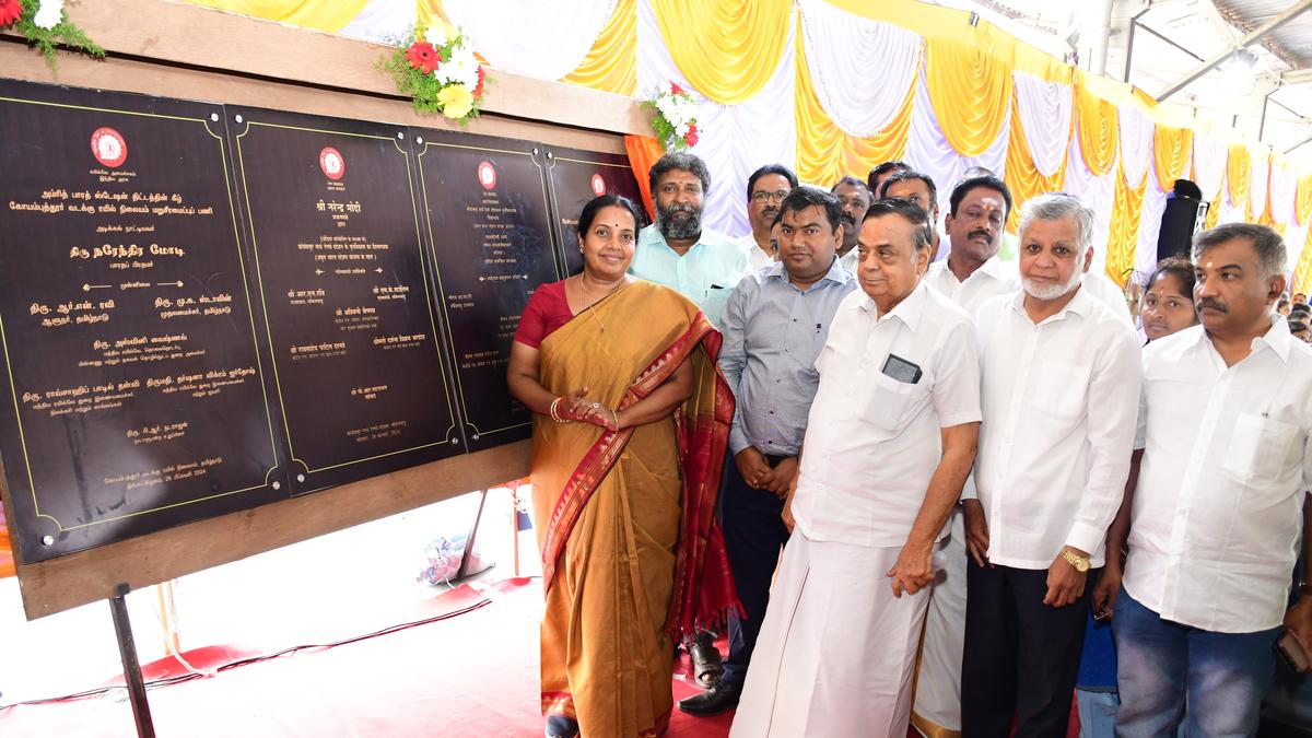 Foundation laid for redevelopment of eight stations in Salem Railway Division under Amrit Bharat Station Scheme