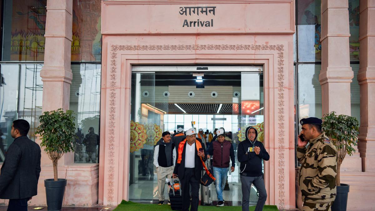 Ayodhya airport handled around 100 chartered flights on Monday: officials