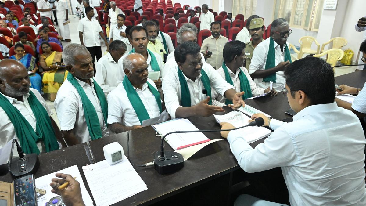 Big Tank to be desilted at ₹6.50 cr., says PWD officials at farmers’ grievance meeting in Ramanathapuram