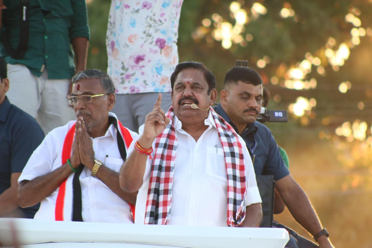 T.N. Assembly election: DMK heading a weak alliance, says Palaniswami