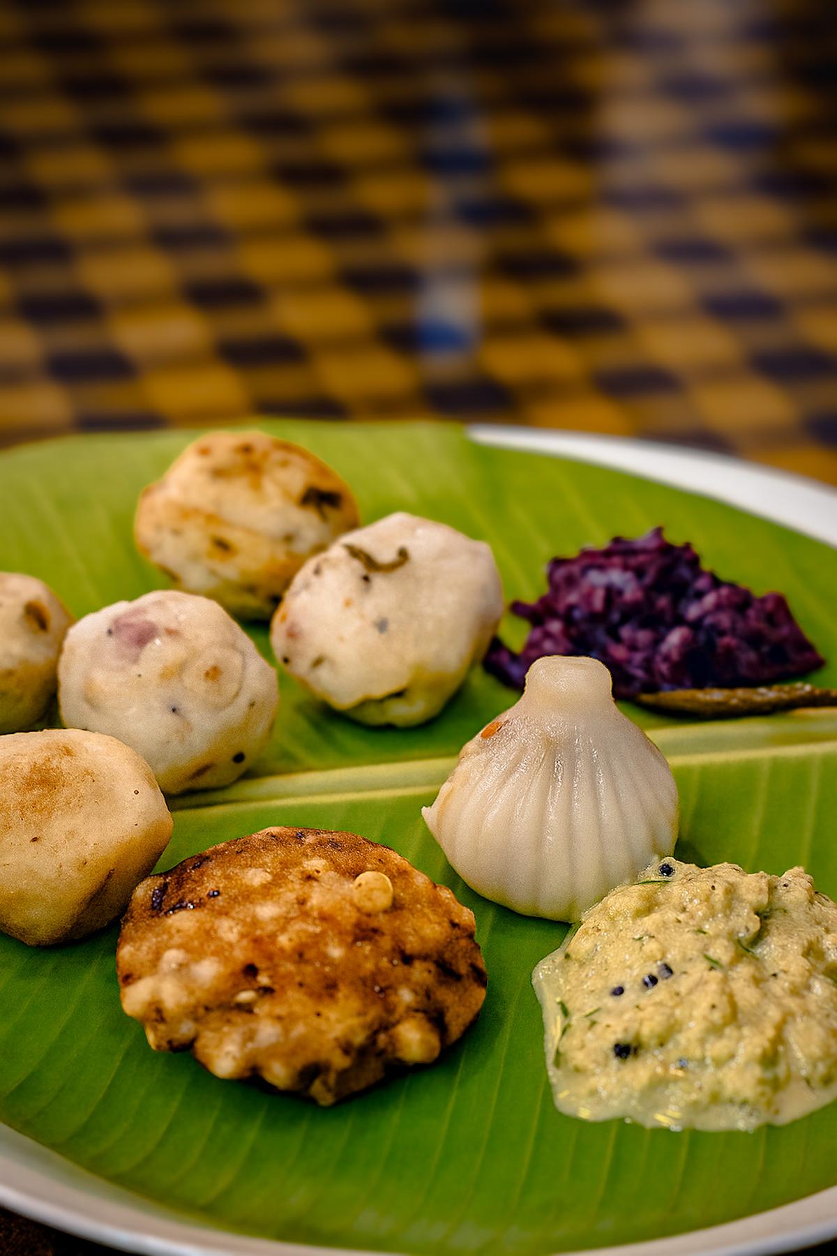 A selection of Chettinad snacks 