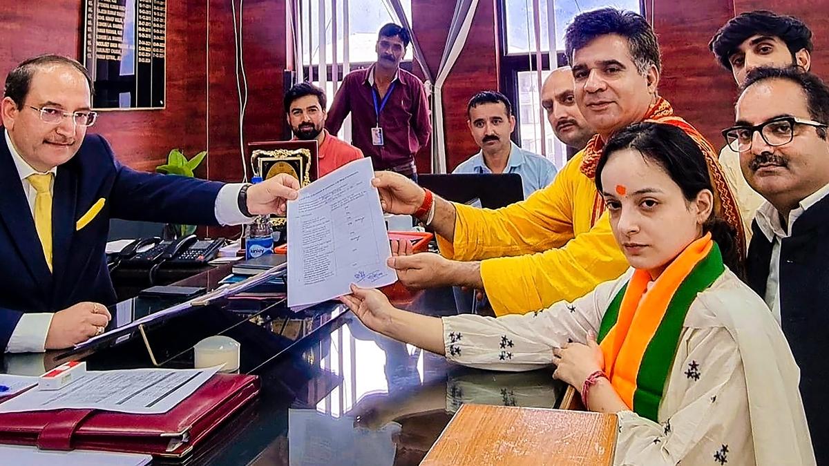 J&K polls: BJP's Shagun Parihar files nomination from Kishtwar, exudes confidence of victory