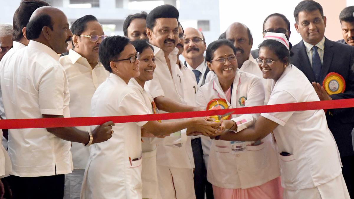 Tamil Nadu Chief Minister Stalin inaugurates 1000-bedded Kalaignar Centenary Super Specialty Hospital in Chennai
