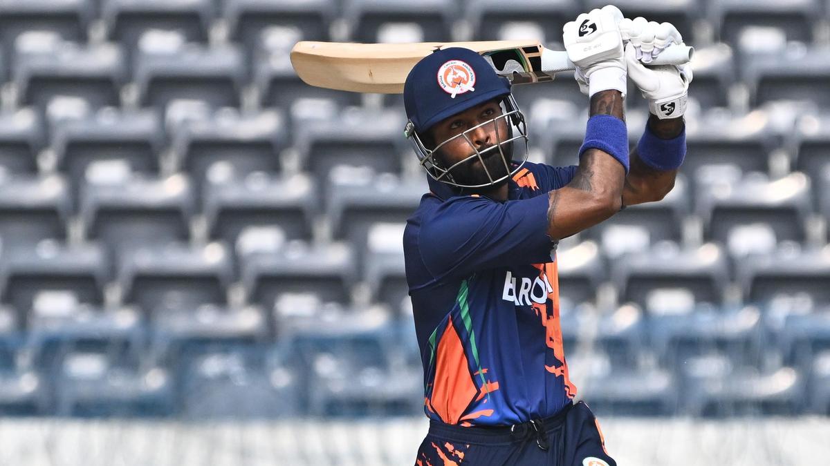 SMAT | Hardik sizzles on comeback as Baroda gets the better of Punjab in a run-fest