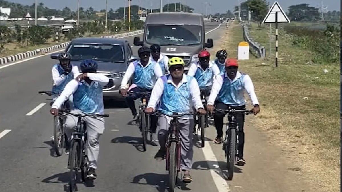 70-year-old MLA’s cycling expedition to Kanyakumari draws PM’s attention