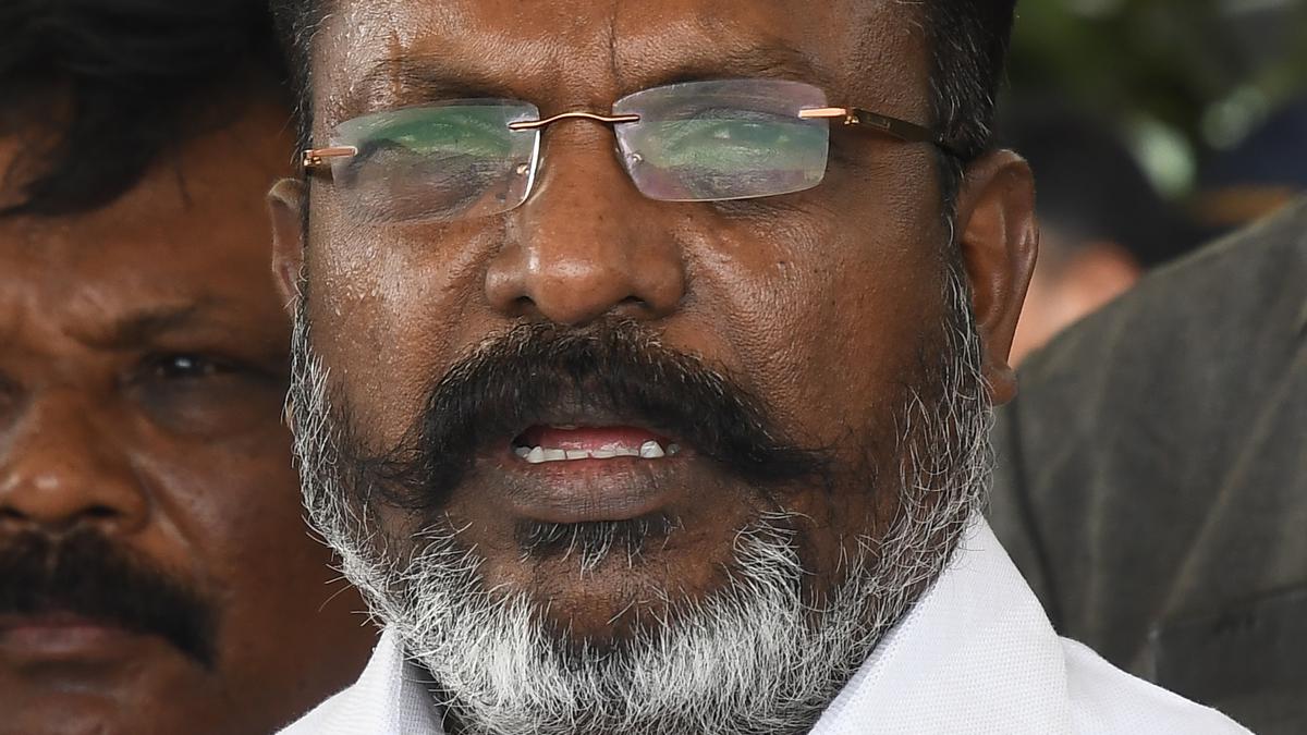 Remove Governor R.N. Ravi from his post, says Thirumavalavan