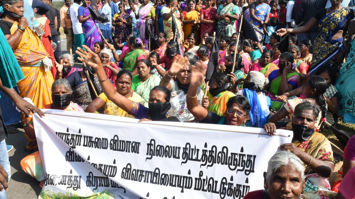 Residents, civil society groups appeal to TNSDMA against Parandur airport