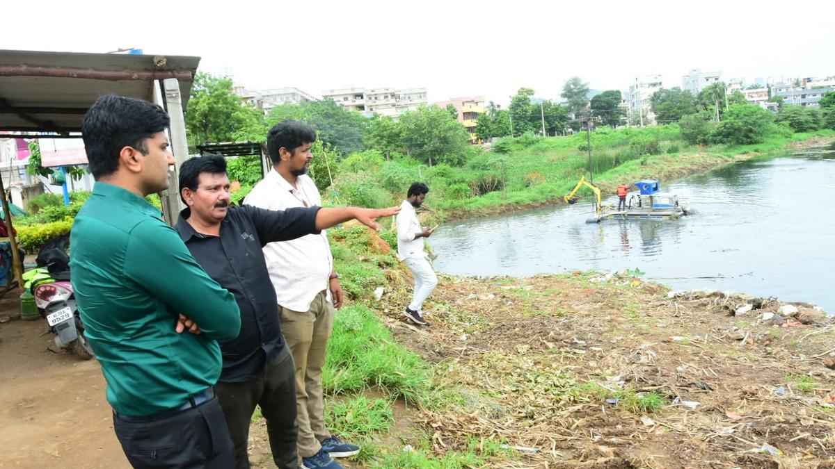 Commissioner emphasises regular clean-up of canals in Vijayawada