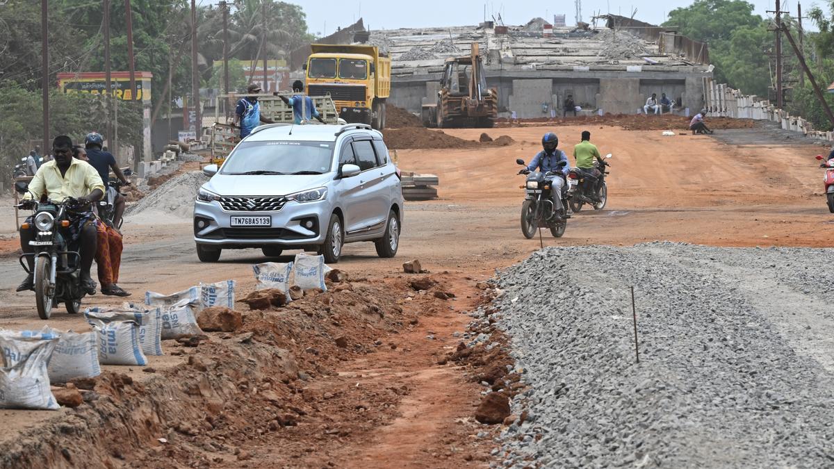 Inordinate delay in completing Pavoorchathram rail overbridge triggers argument at road safety meeting