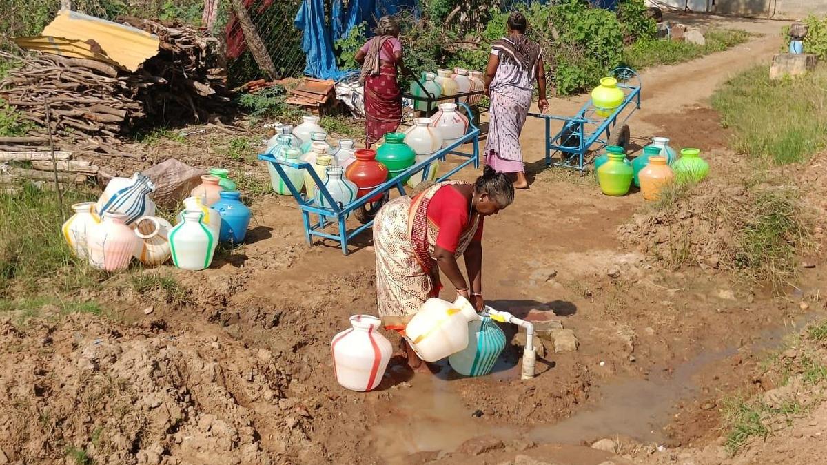 Frequent pipe bursts disrupts water supply to Burma Colony residents in Sivaganga
