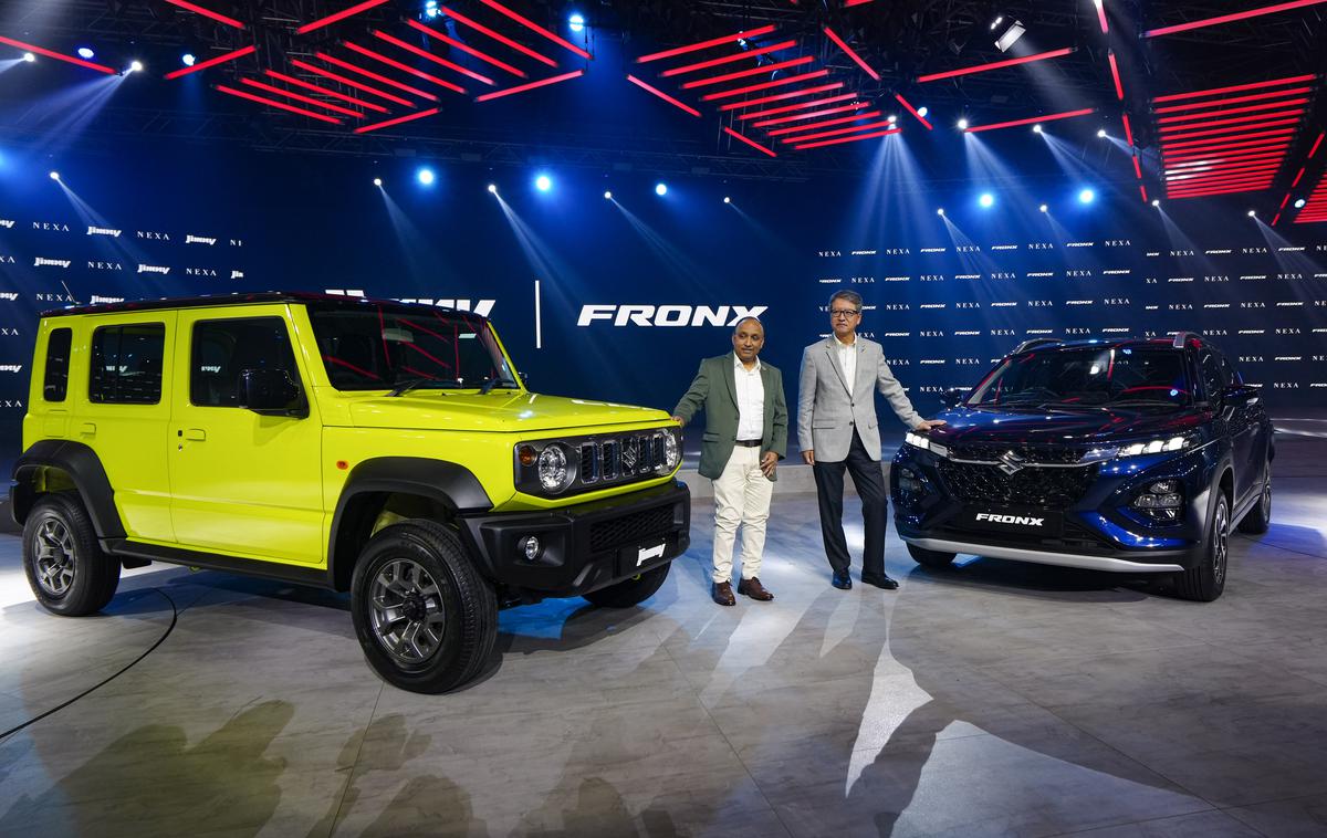 Maruti Suzuki unveils Jimny, Fronx; eyes top slot in SUV segment - The Hindu