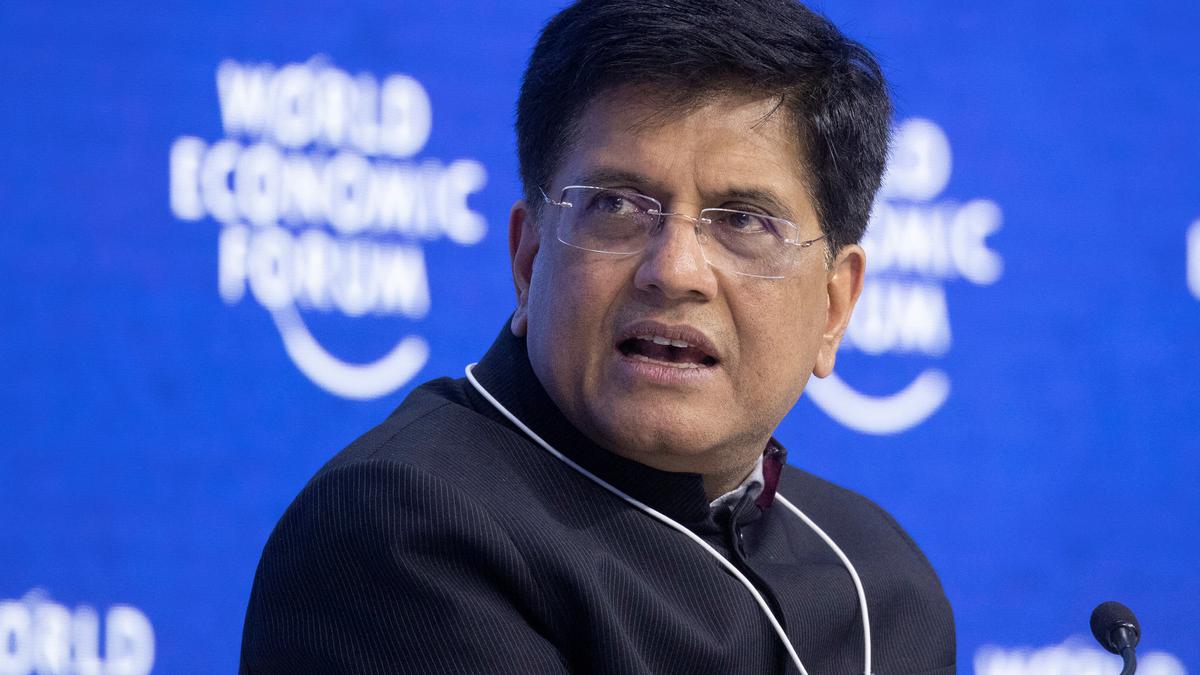 In Davos, Piyush Goyal defends India’s wheat export ban