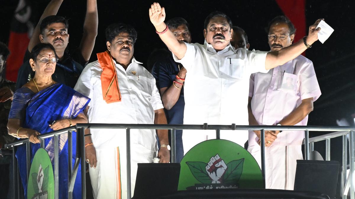 Corruption rampant in all departments in T.N., alleges Edappadi Ok. Palaniswami