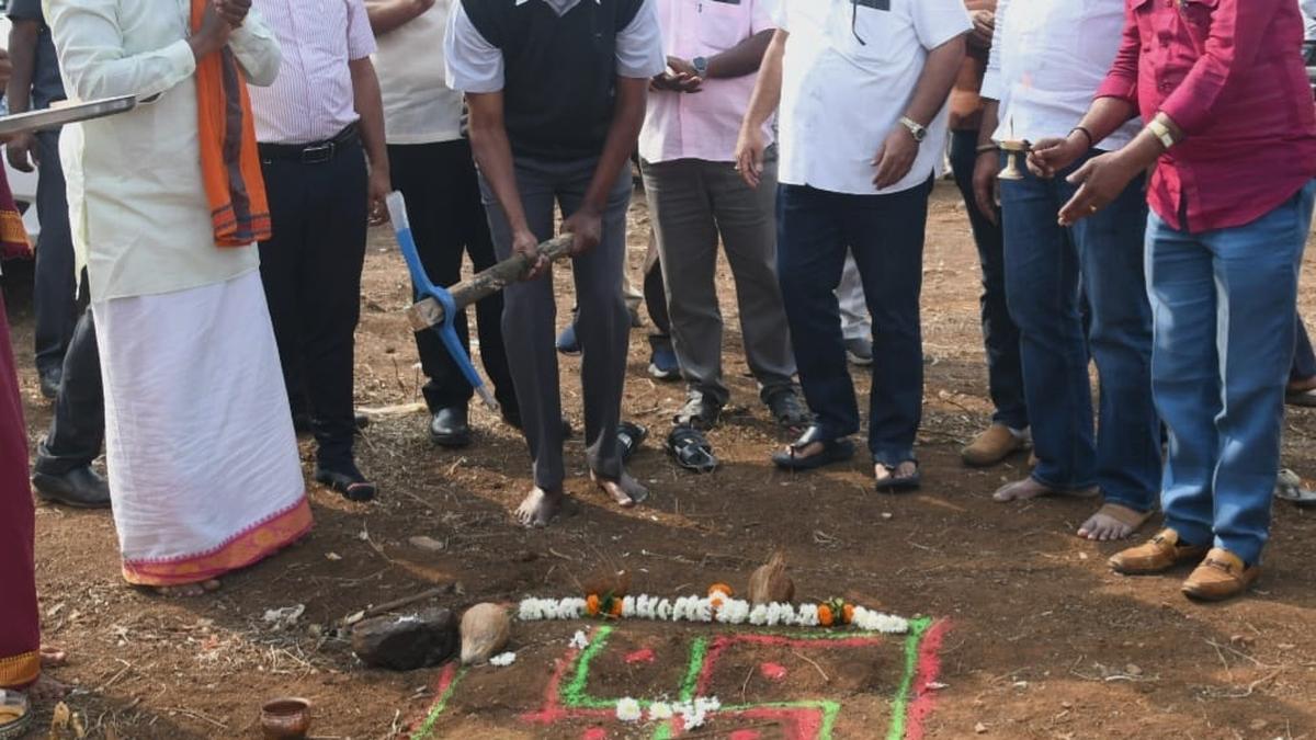 Foundation stone laid for Patrika Bhavan in Belagavi