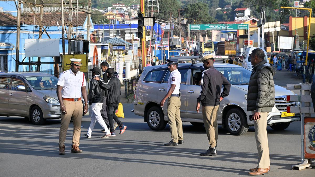 The Nilgiris police step up vigil on New Year’s eve