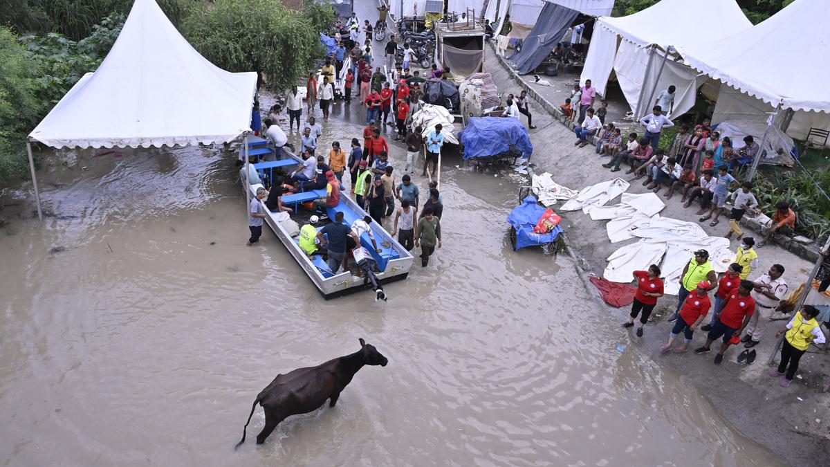 ‘Everything washed away’: Families struggle at relief camps as Yamuna floods submerge homes in Delhi