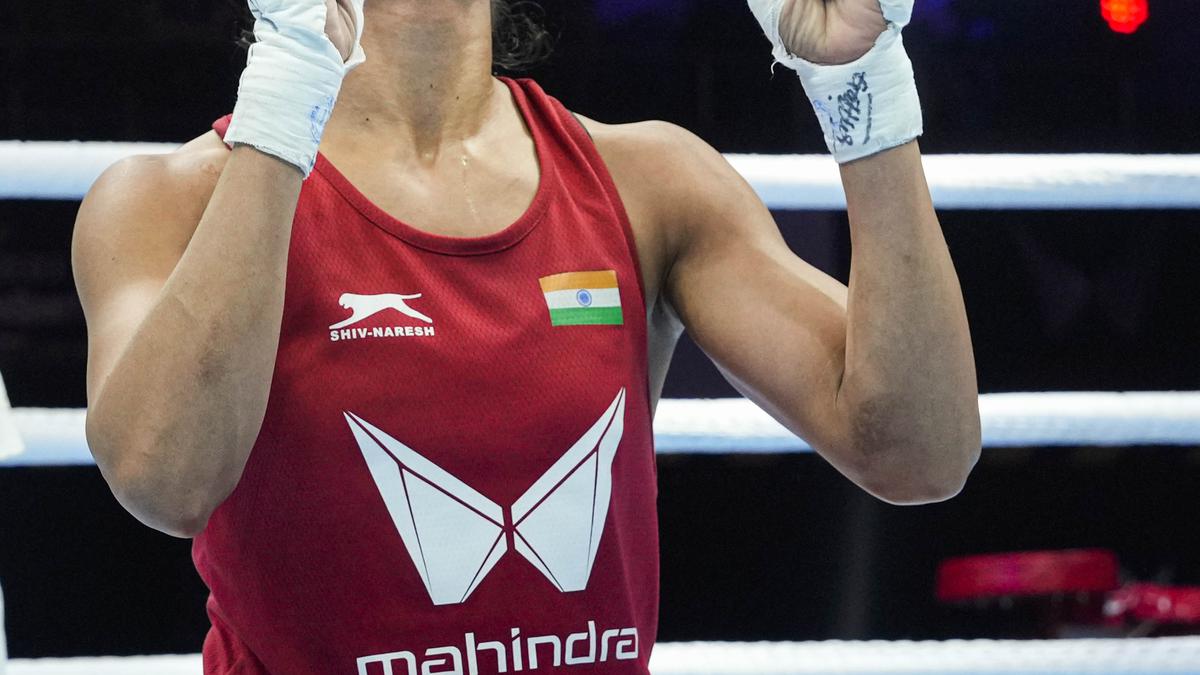 Telangana’s Nikhat Zareen bags second world championship boxing title