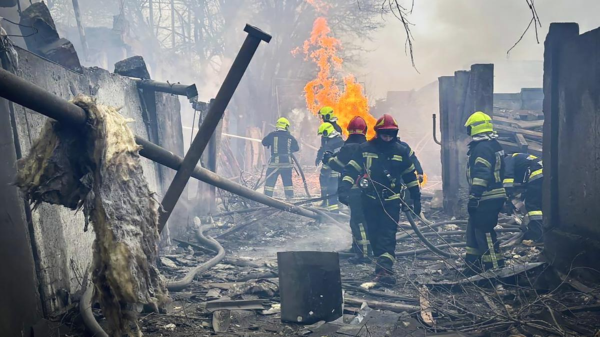 Russian missiles kill at least 14 people in the latest strike on southern Ukraine's Odesa