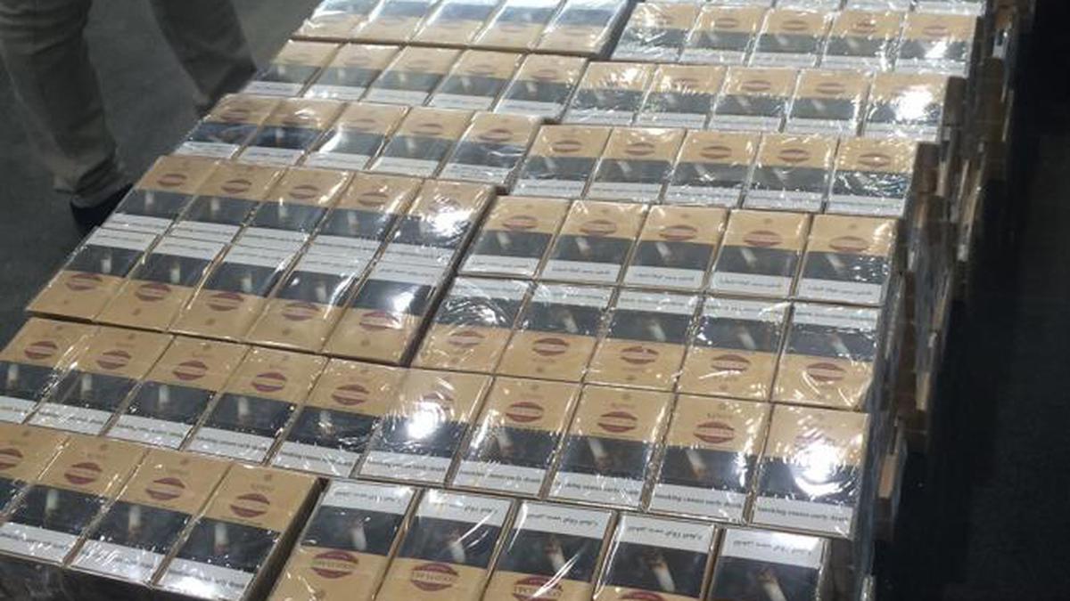 Banned cigarettes worth ₹32.50 lakh seized 