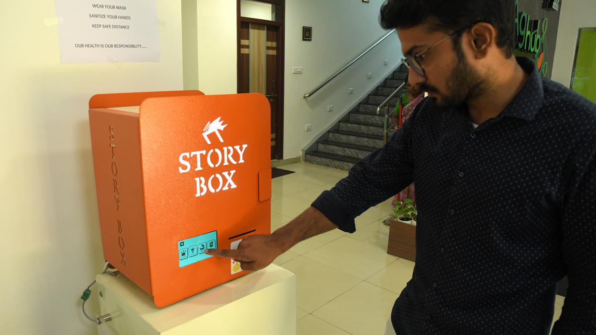 Story Box in Hyderabad: Operate an ATM that dispenses literature