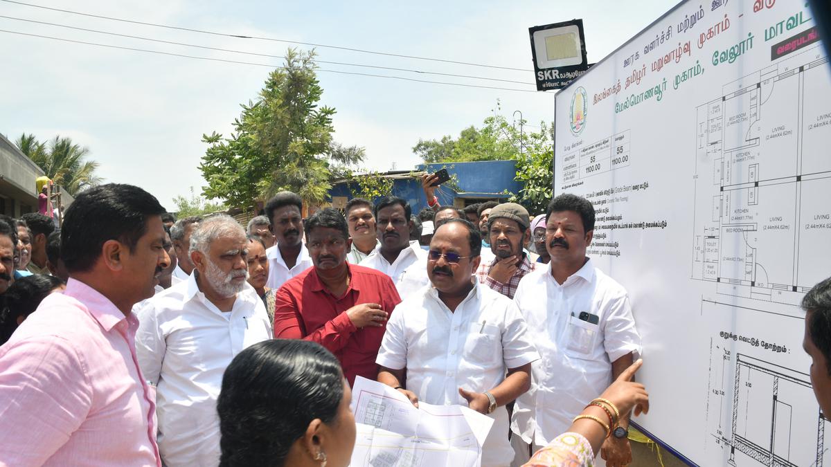 Work on free houses for Sri Lankan Tamils in Vellore nearing completion