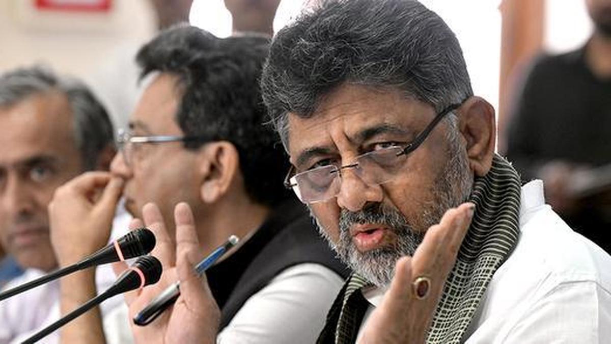 Shivakumar skips Budget meeting, attends party meeting in Delhi