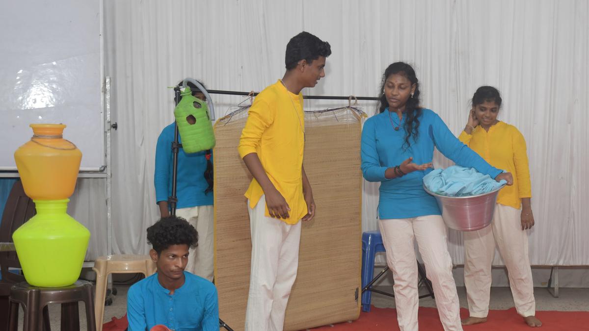 A clean river, less pollution and equality are their goals, say children of north Chennai, through interactive play