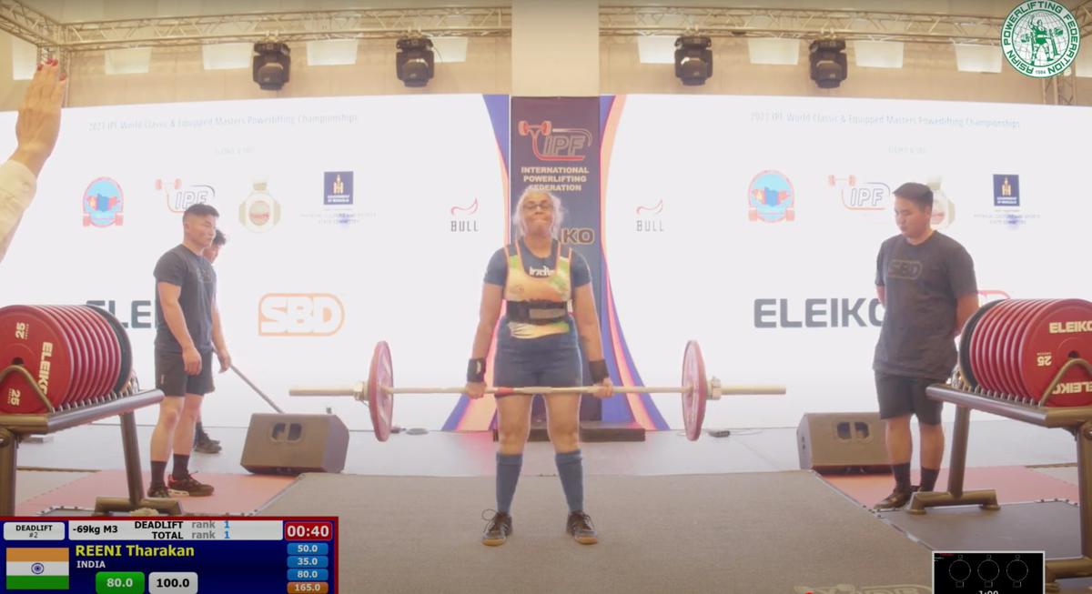 63-year-old homemaker from Kochi wins four gold medals at the recently concluded International Powerlifting Federation championships at Ulaanbaatar