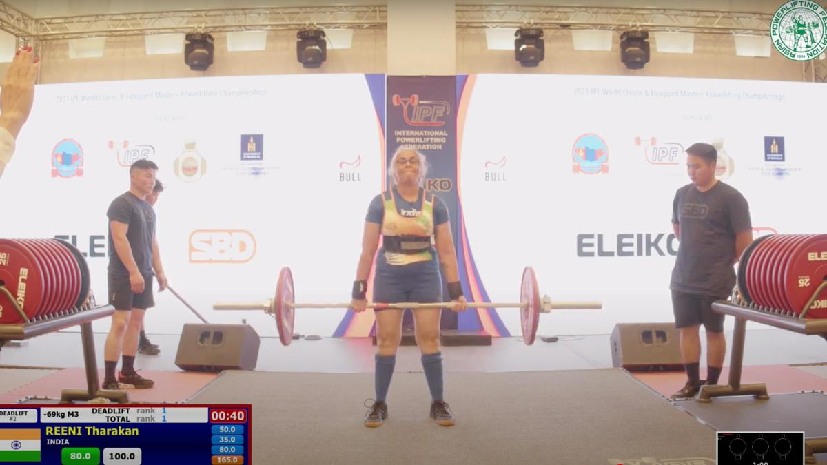 63-year-old homemaker from Kochi wins four gold medals at the recently concluded International Powerlifting Federation championships at Ulaanbaatar