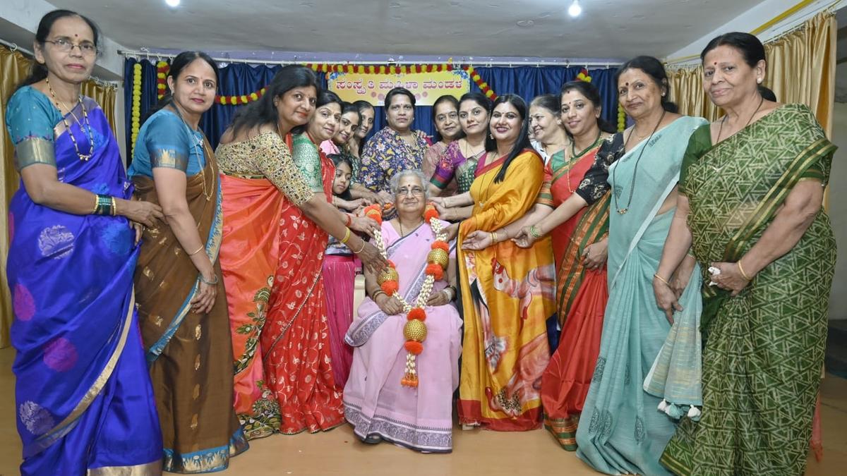 Sudha Murty felicitated in Belagavi