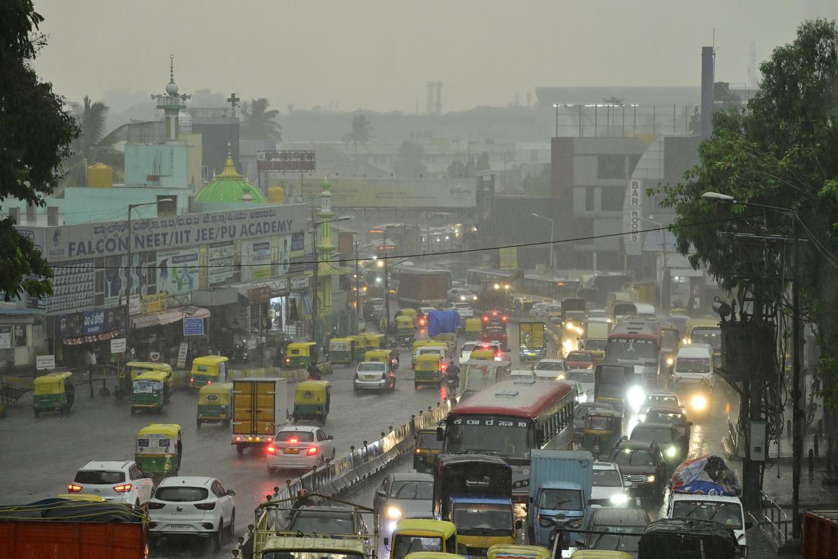  Most parts of Bengaluru received rainfall, which resulted in a slight dip in the temperature. 