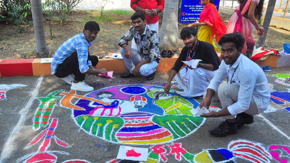 College campuses come alive with Sankranti festivities