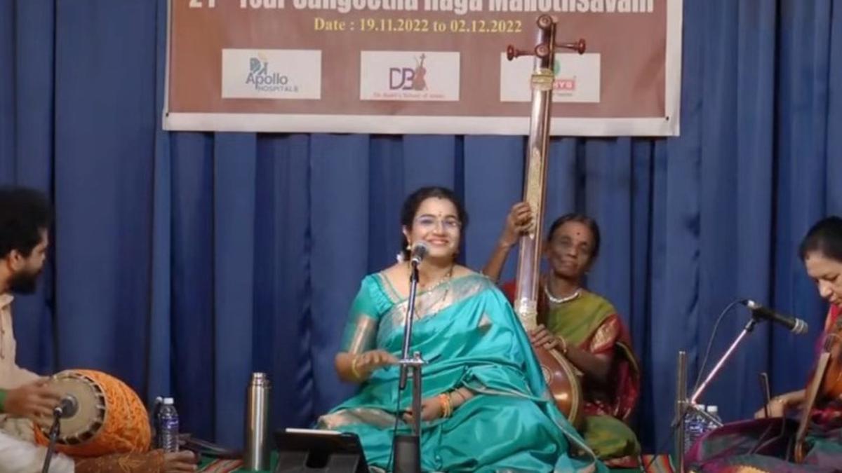 A mix of training and talent came through in Vasudha Ravi’s renditions