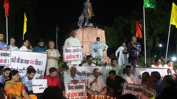 AAP, BJP MLAs accuse each other of corruption, stage separate overnight protests at Delhi Assembly premises