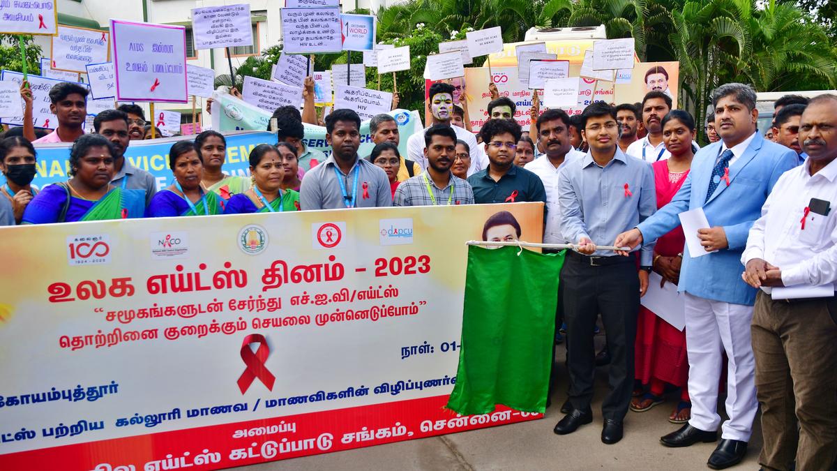 Coimbatore district sees declining trend in HIV/AIDS prevalence rate