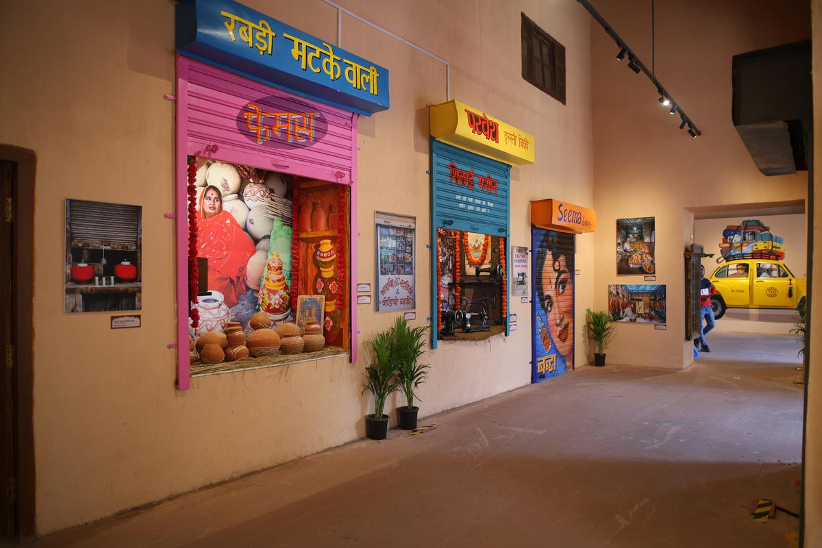 Exhibits at the Red Fort Art Biennale are on till March 31