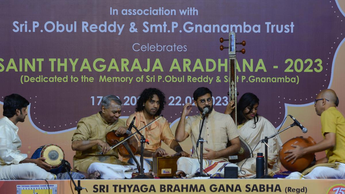 Ramakrishnan Murthy chose kritis from the Tyagaraja treasure trove