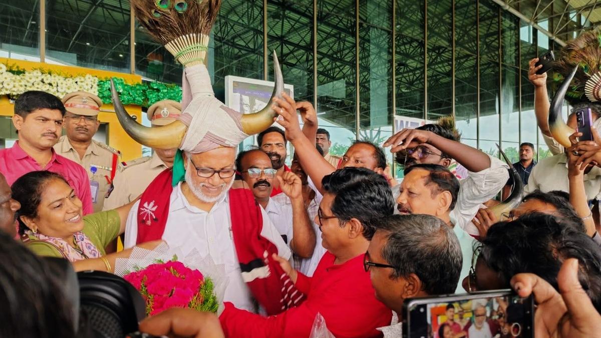 CPI (M) general secretary M.A. Baby visits Polavaram-displaced tribal pockets in Andhra Pradesh