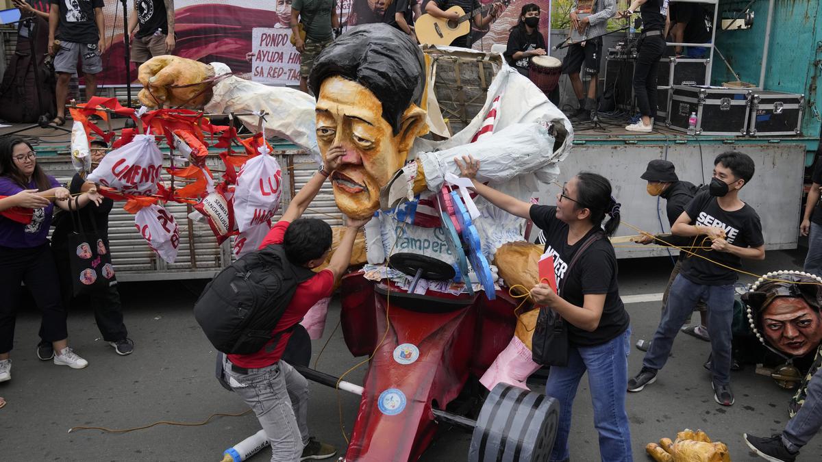 Philippines protesters decry alleged injustices under Ferdinand Marcos